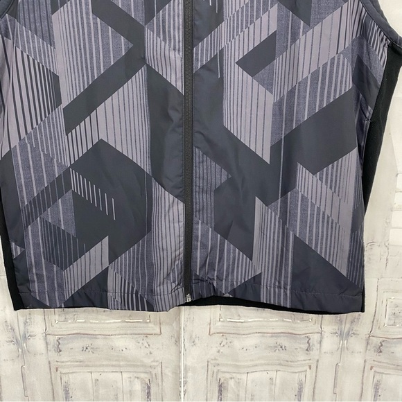 Perry Ellis Black Gray Full Zip Vest Motion Softshell Performance Jacket NEW - Picture 4 of 13
